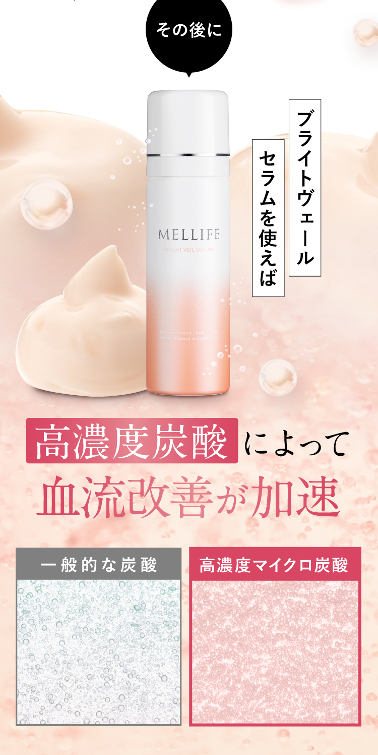 高濃度炭酸によって