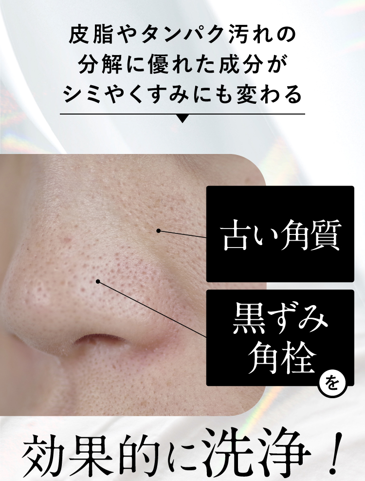 効果的に洗浄！