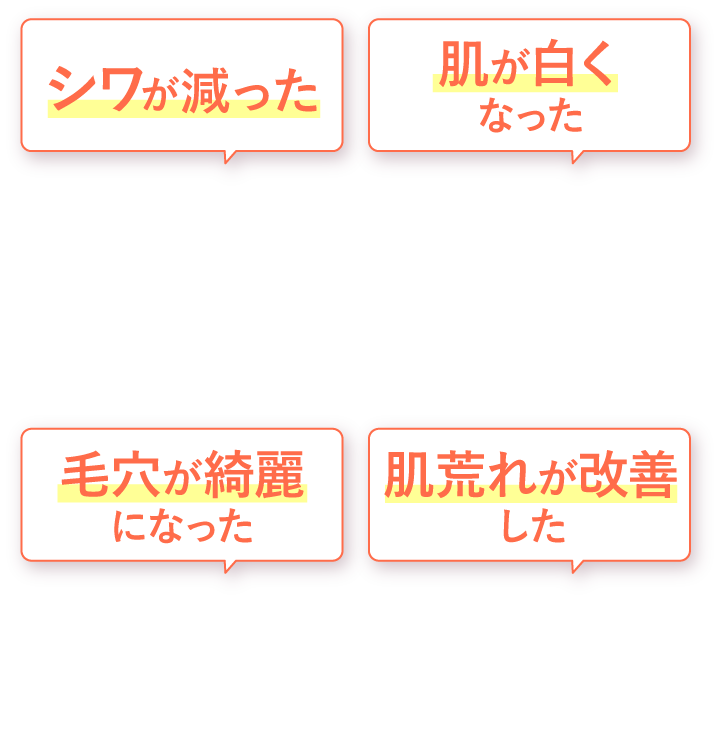 シワが減った96.7％が実感...