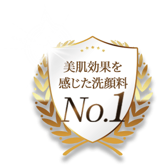 美肌効果を感じた洗顔料No.1