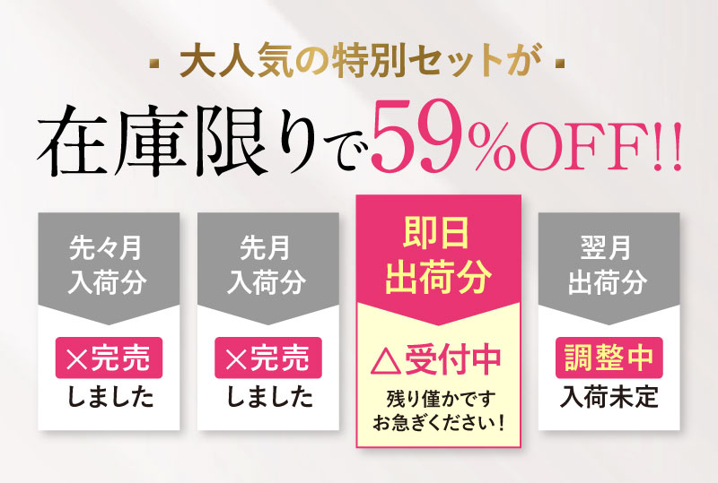 大人気の特別セット 即日出荷分受付中