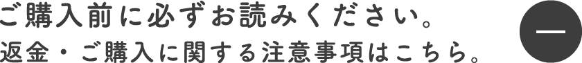 ご購入前に必ずお読みください。返金・ご購入に関する注意事項はこちら。