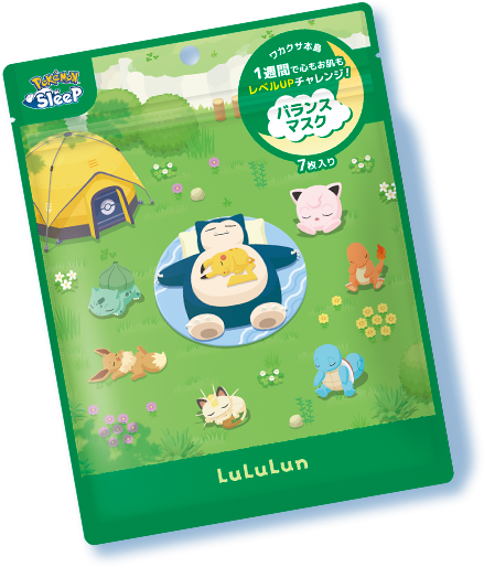 ポケモンスリープ ルルルン バランスマスク ワカクサ本島 7枚入り
