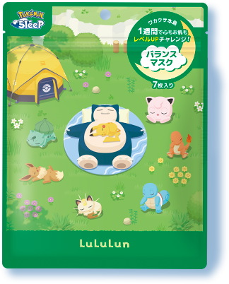 ポケモンスリープ ルルルン バランスマスク ワカクサ本島 7枚入り