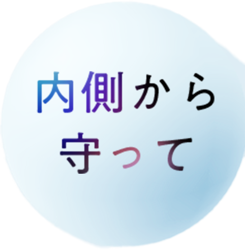 内側から守って
