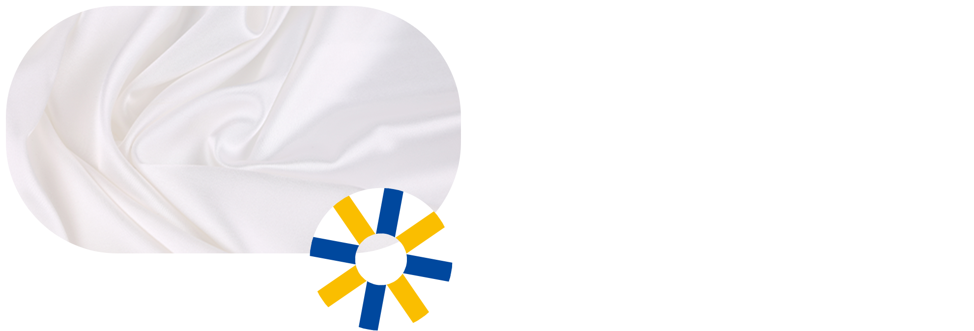 白い絹地（シルク）の写真