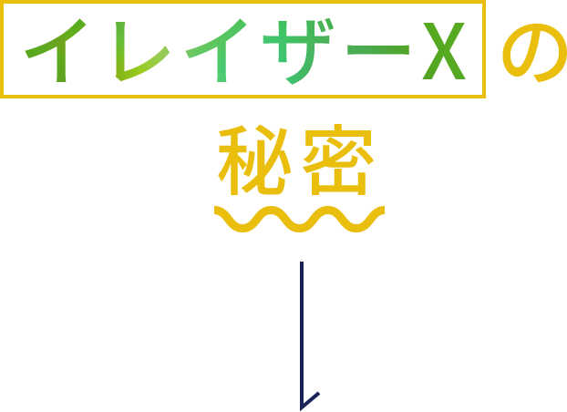 イレイザーXの秘密