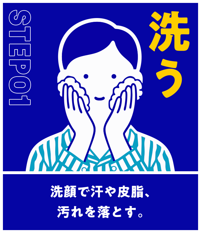 STEP01 洗う