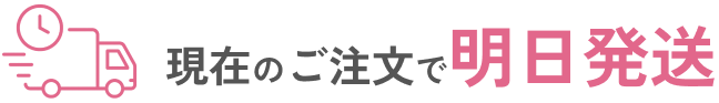 現在のご注文で明日発送