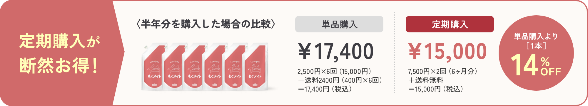 定期購入が断然お得！