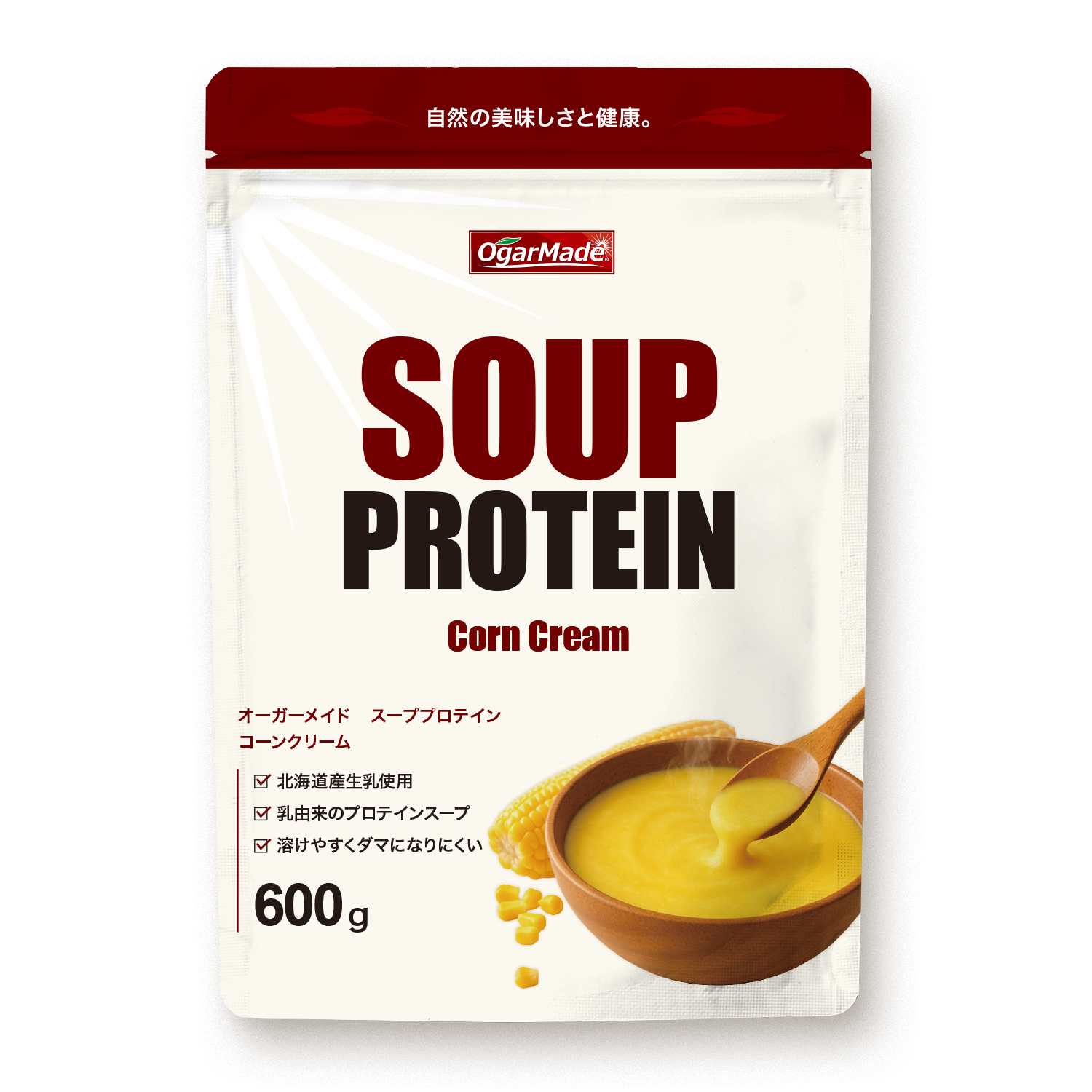 スーププロテイン  600g フレーバー: コーンクリーム
