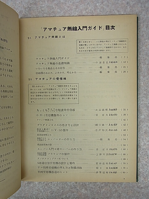 アマチュア無線入門ガイド 1957年（昭和32年） CQ出版 【2】