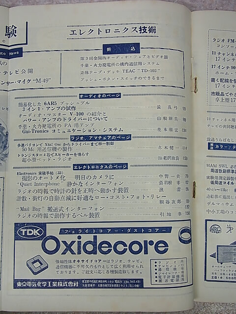 無線と実験 1957年6月号（昭和32年） 誠文堂新光社 【1】