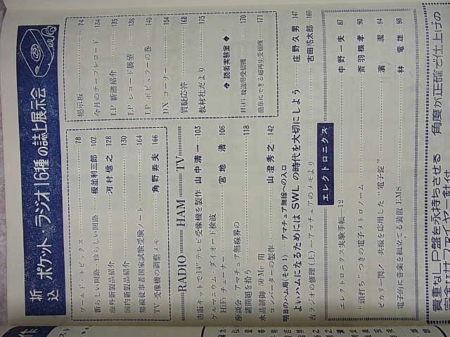 無線と実験 1955年9月号（昭和30年） 誠文堂新光社 【1】