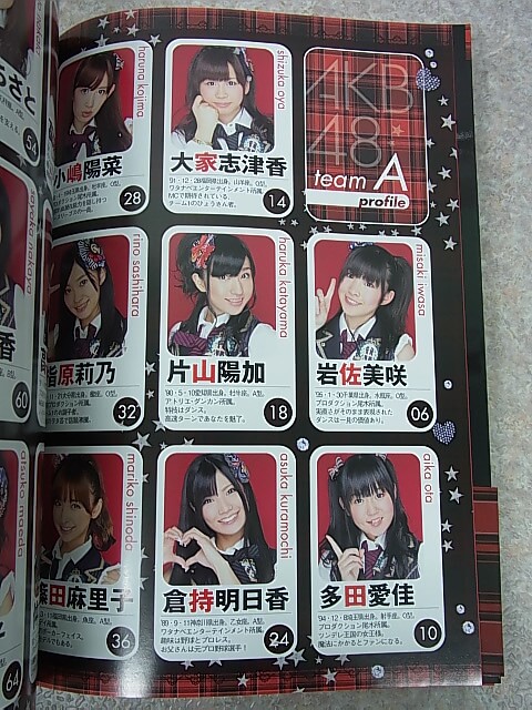 AKB48 VISUAL BOOK featuring teamA 2010年（平成22年） 東京ニュース通信社 【1】