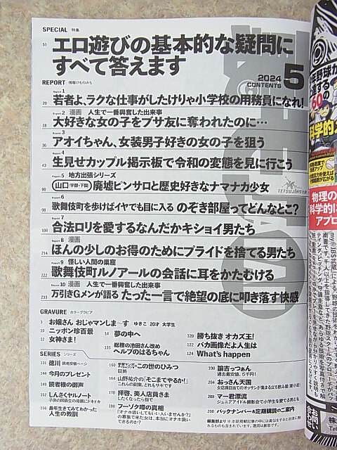 裏モノJAPAN 2024年5月号（令和6年） 鉄人社 【2】