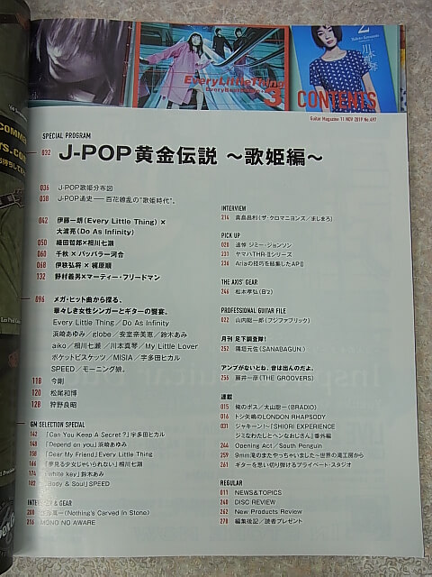 Guitar magazine（ギターマガジン） 2019年11月号（令和元年） リットーミュージック 【2】