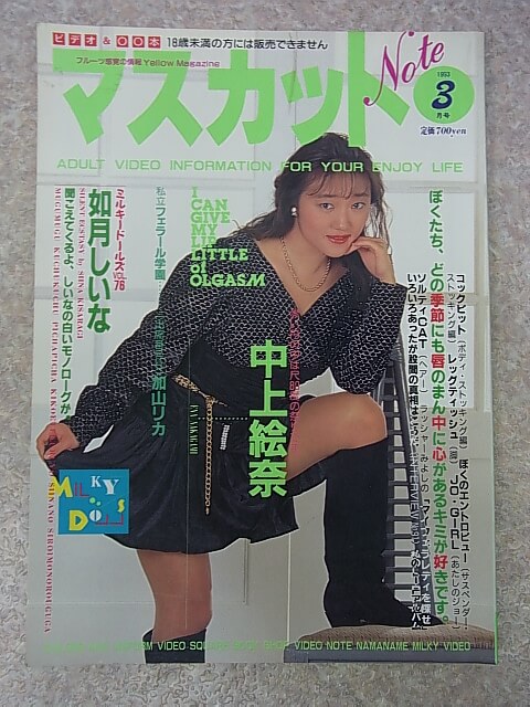 マスカットノート 1993年3月号（平成5年） 大洋書房 【2】