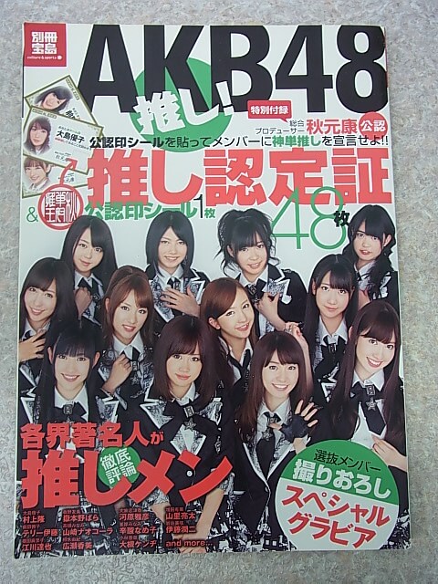 別冊宝島 AKB48推し！ 2011年（平成23年） 宝島社 【2】