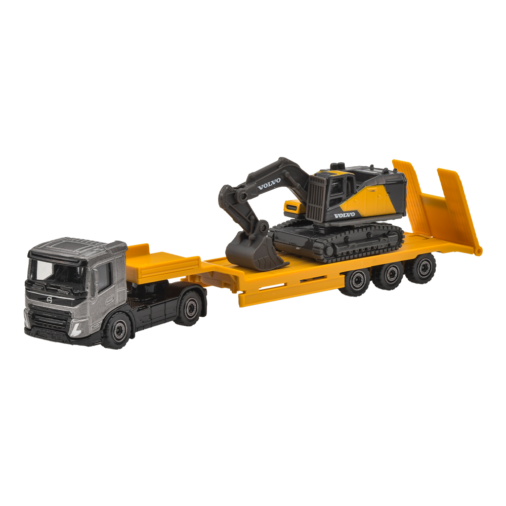 ボルボ FMX トレーラー トラック/ボルボ EC950F エクスカヴェーター/VOLVO FMX TRAILER TRUCK/FLIEGL LONG TRANSPORTER FOR VOLVO/VOLVO EC950F EXCAVATOR