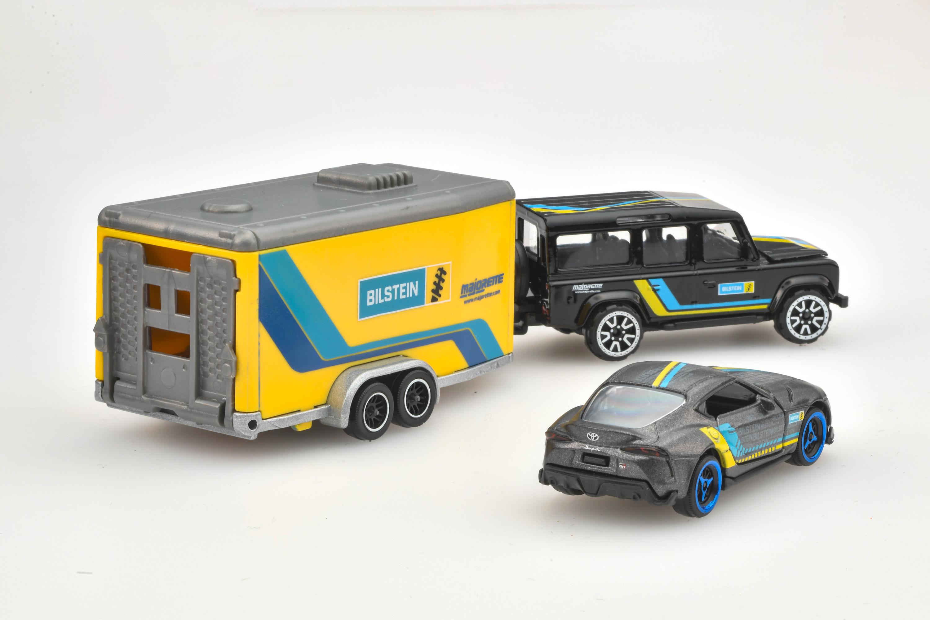 ビルシュタイン トレーラー/LAND ROVER D110 BILSTEINMAJORETTE BILSTEIN TRAILERTOYOTA GR SUPRA BILSTEIN RACING