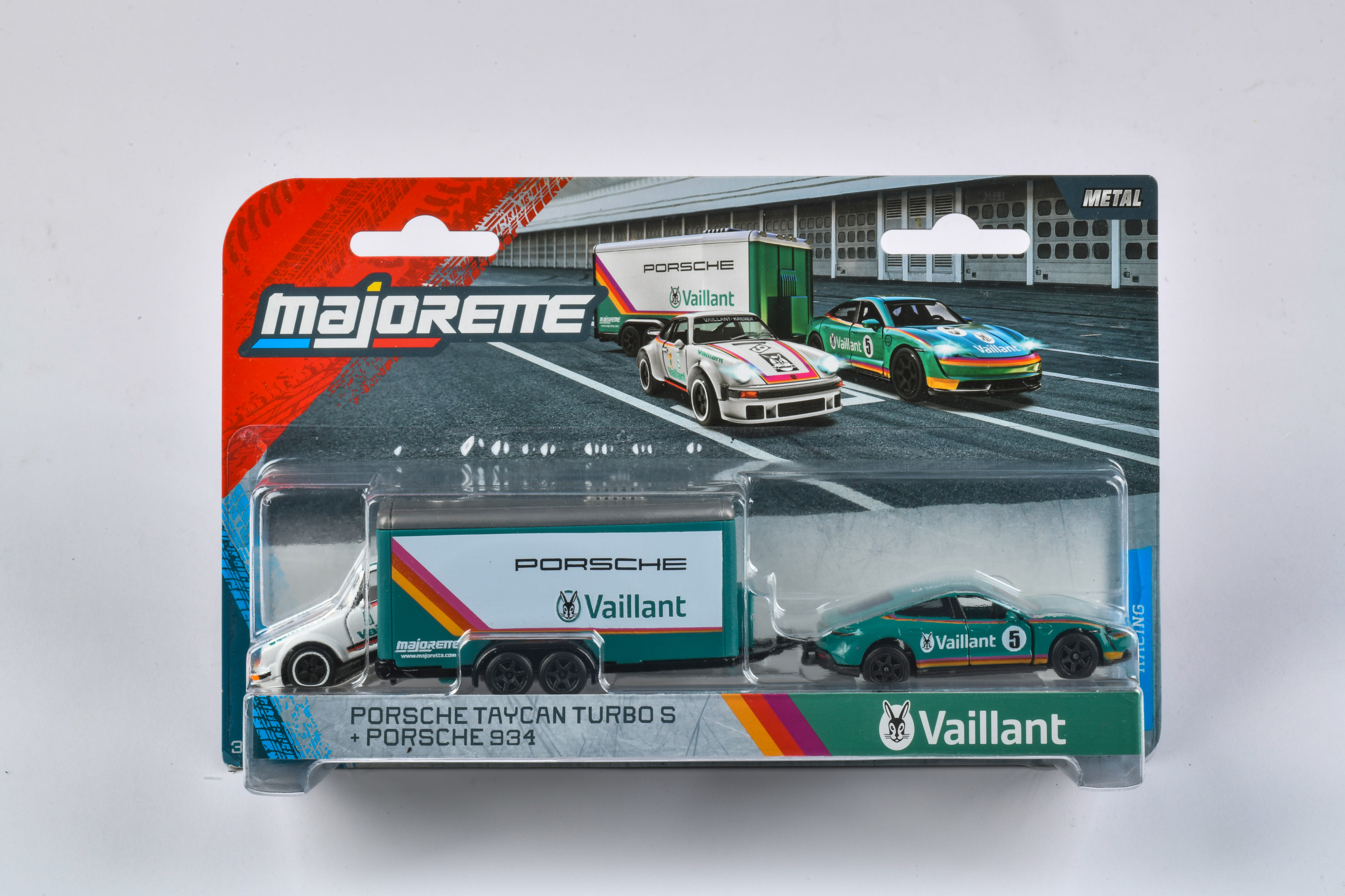 ヴァイラント トレーラー/PORSCHE TAYCAN TURBO VAILLANT W.COUPLING PREMIUMMAJORETTE VAILLANT TRAILERPORSCHE 934 RSR VAILLANT PREMIUM