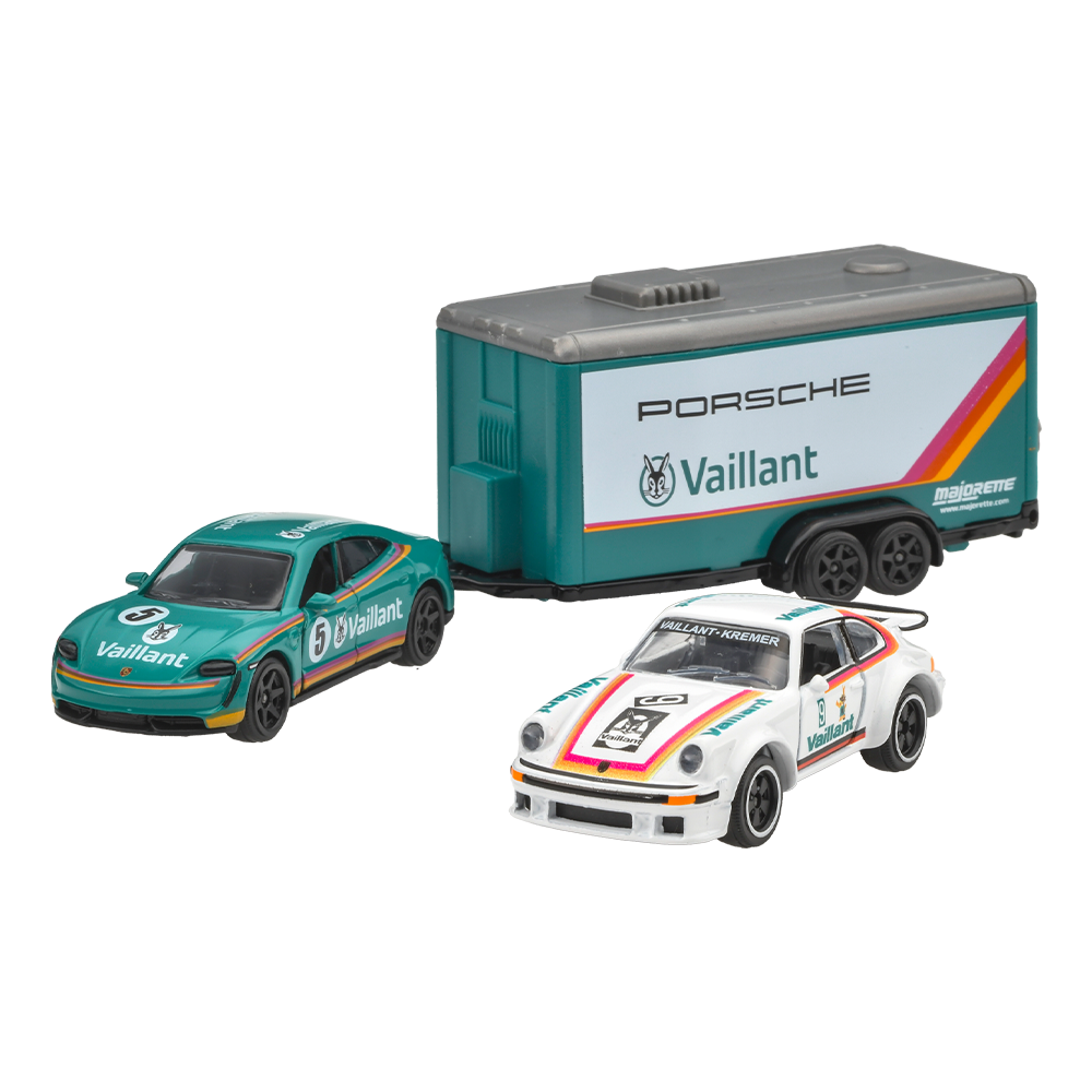 ヴァイラント トレーラー/PORSCHE TAYCAN TURBO VAILLANT W.COUPLING PREMIUMMAJORETTE VAILLANT TRAILERPORSCHE 934 RSR VAILLANT PREMIUM