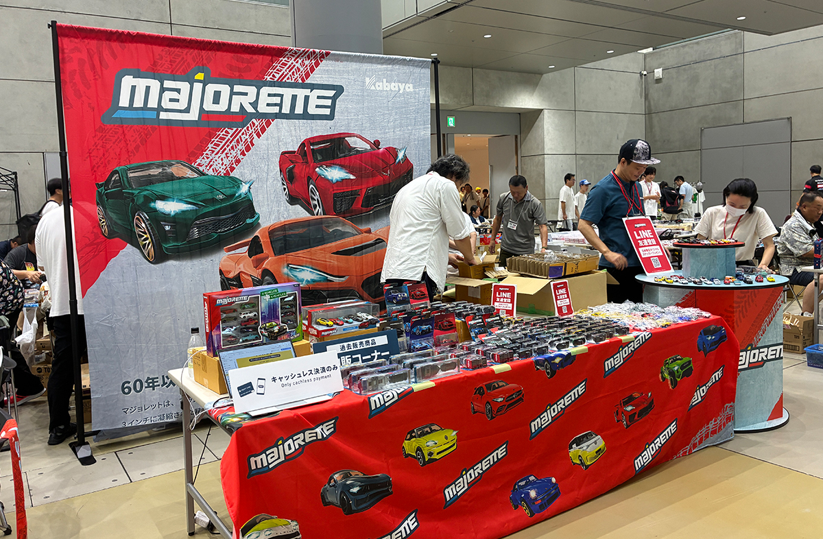 HOBBY BAZAAR会場のマジョレットブースの様子
