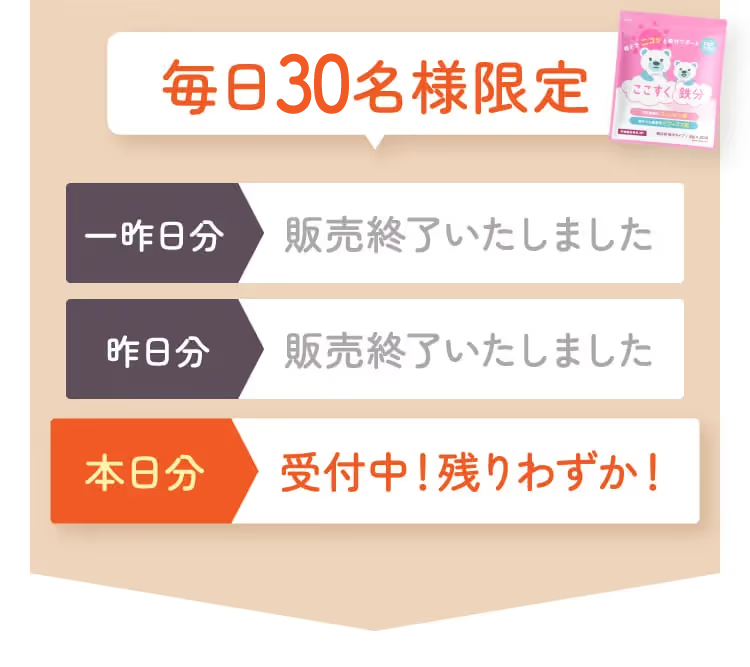 毎日50名様限定
