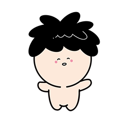 髪をモチーフにしたキャラクター もうもう
