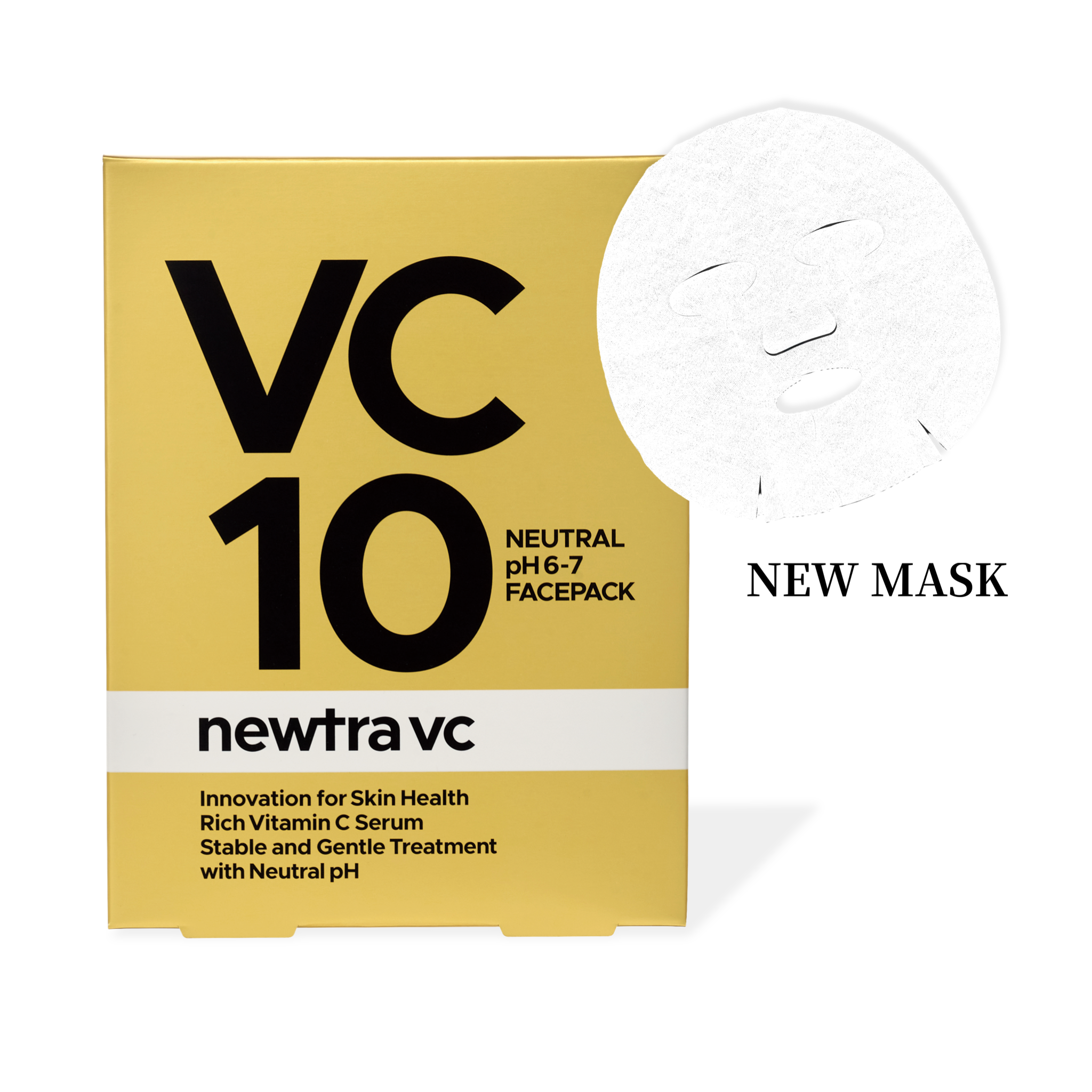 【定期】newtra vc10フェイシャルマスク（４枚入り）