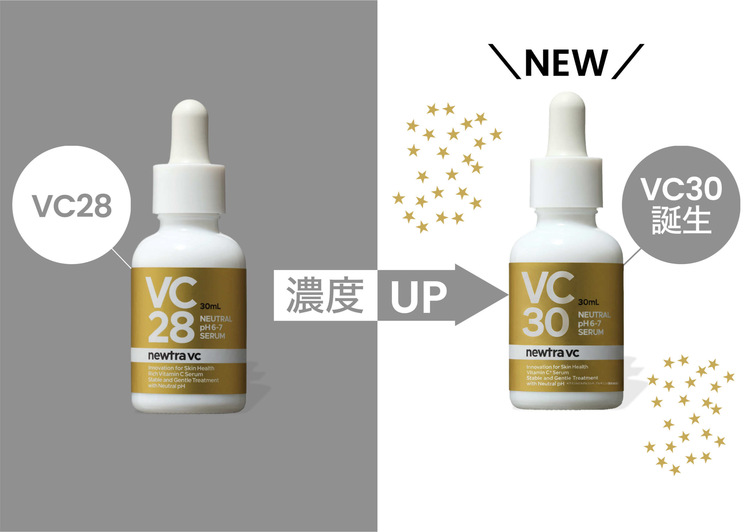 【定期】newtra vc30（美容液）30mL（VC28がさらに進化！新商品『VC30』へ）