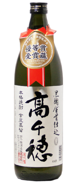高千穂 黒麹 麦焼酎 25% 900ml｜マツザキオンラインショップ