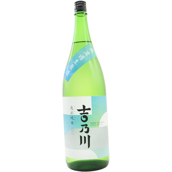 吉乃川 みなも 爽彩純米 無濾過生原酒 1.8L