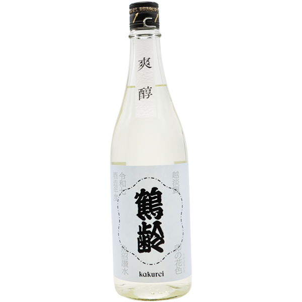 鶴齢 爽醇 卯の花色 720ml