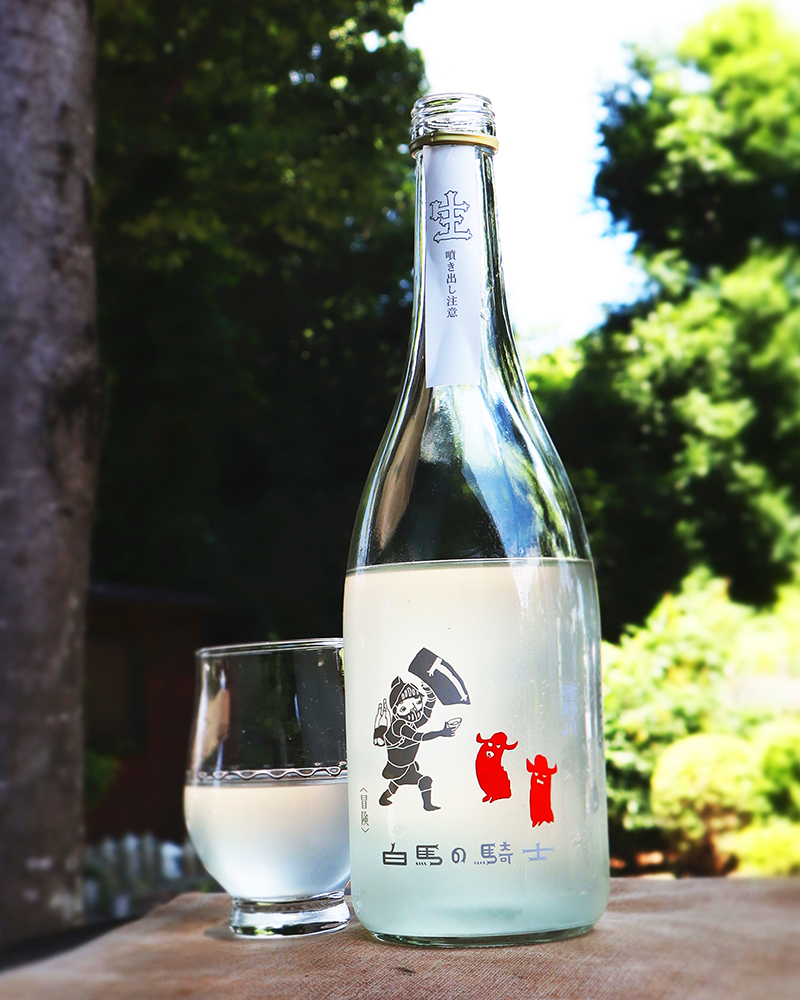 楯野川 白馬の騎士 冒険 にごり 720ml