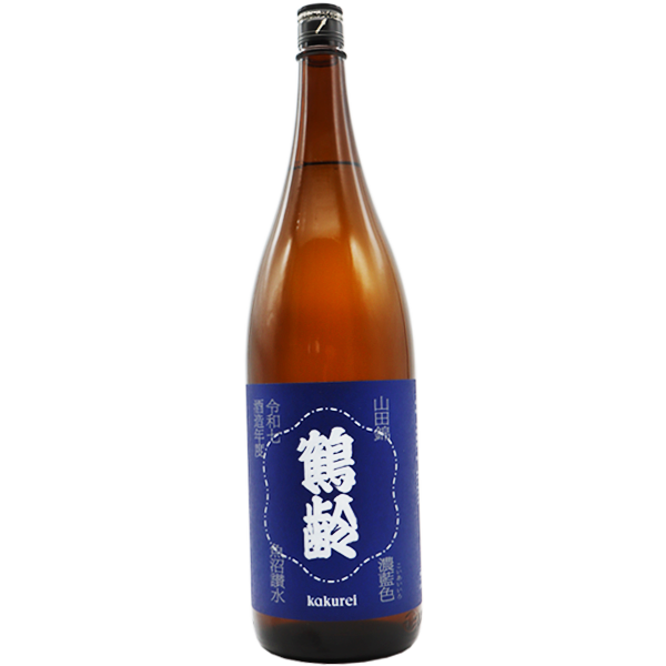 鶴齢 濃藍色 山田錦 65% 1.8L