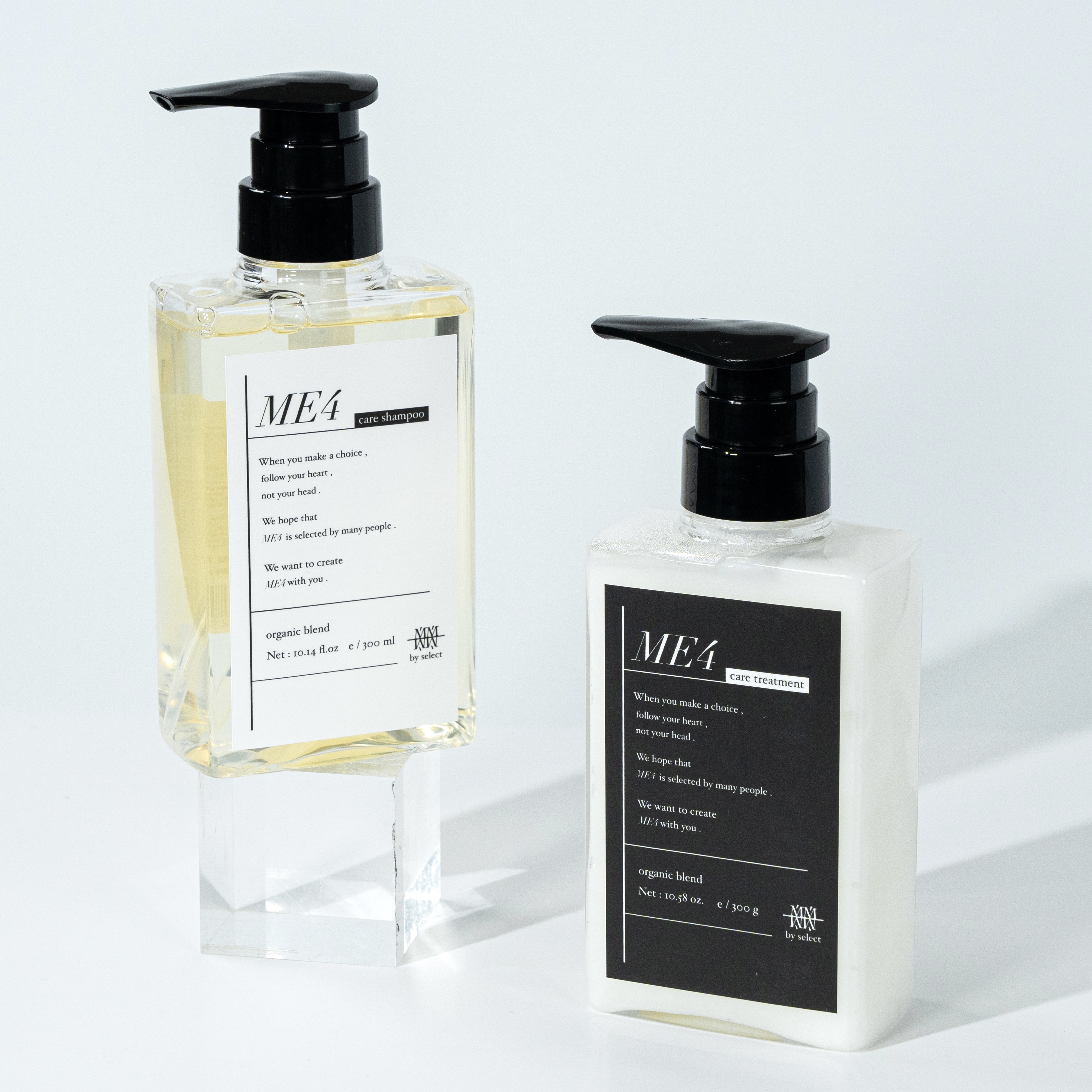 ME4 ケアシャンプー & トリートメントセット 300ml ME4 SALON CARE【新ショップサイト】