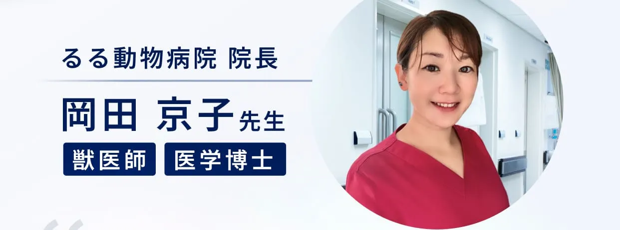 るる動物病院院長岡田京子先生・獣医師・医学博士