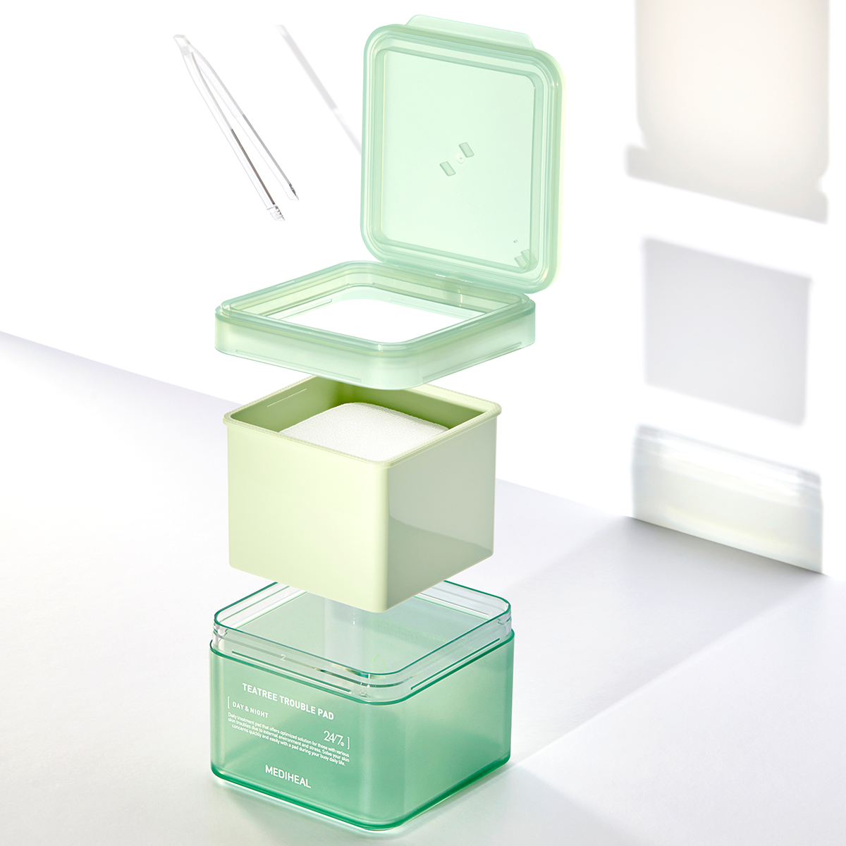 ティーツリー トラブルパッド 1＋1セット（本体＋リフィル