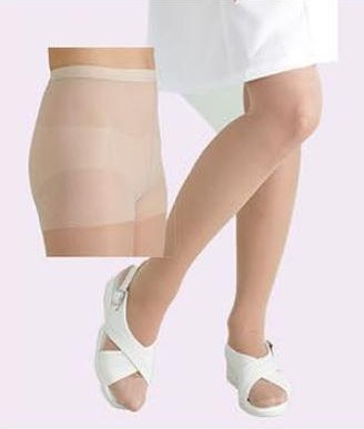 レックスフィット【パンティストッキング】 圧迫力: 15-20mmHg（薄手）, カラー: ライトベージュ, つま先: あり, サイズ: S