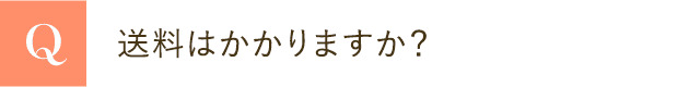 送料はかかりますか？