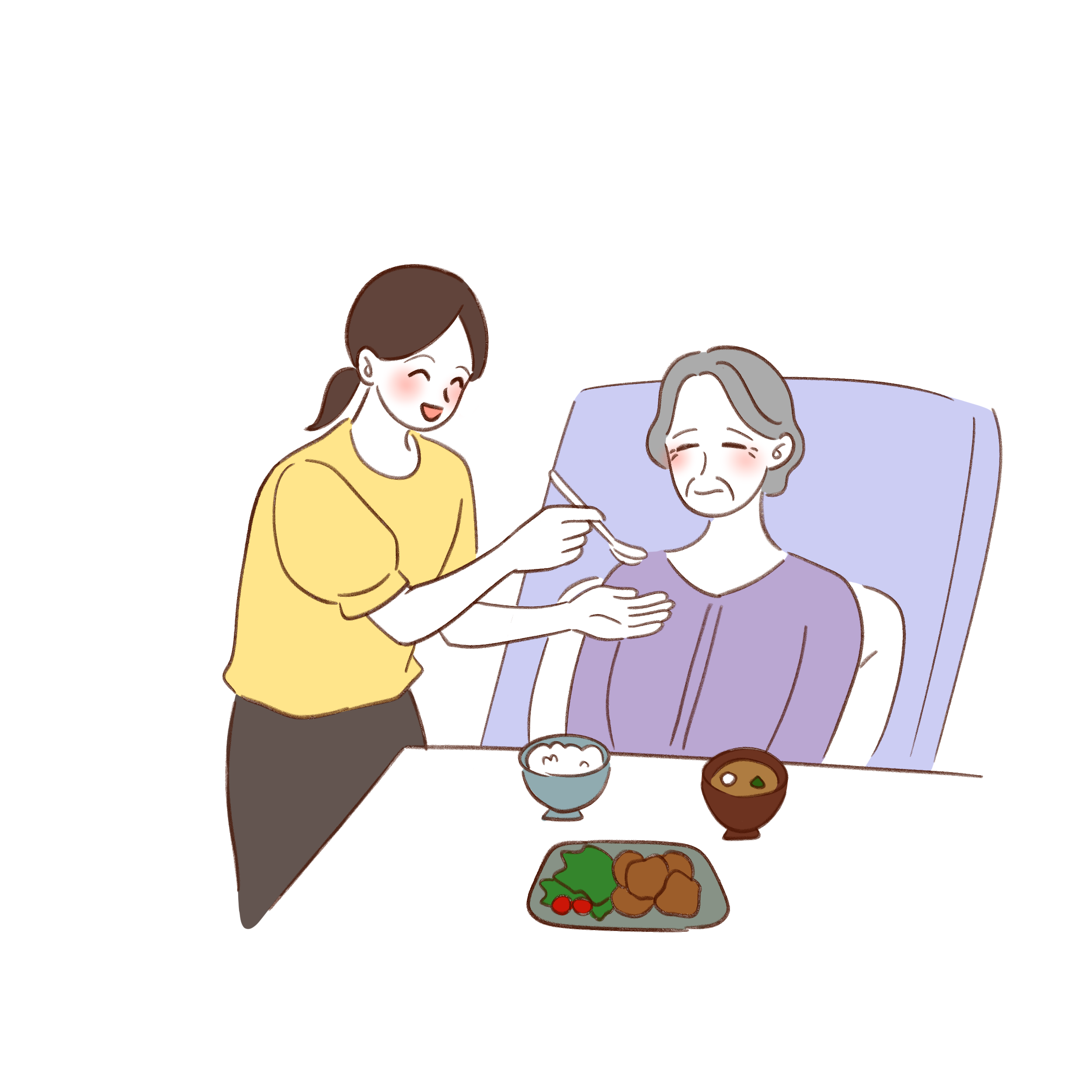 在宅介護で悩んでいるご家族