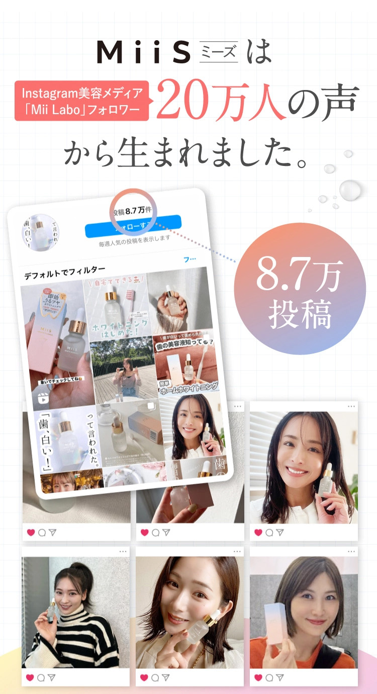 20万人の声から生まれました。