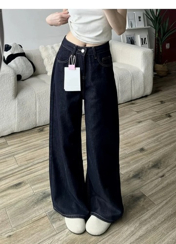 ハイウエストワイドデニム