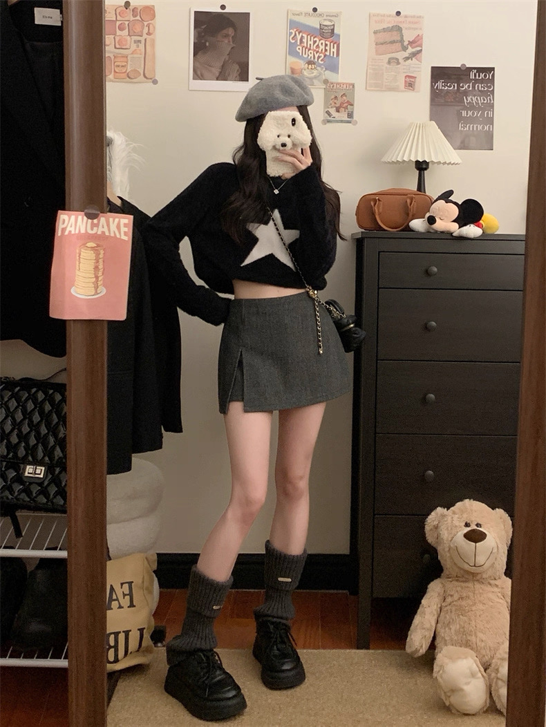 スリットインパンミニスカート