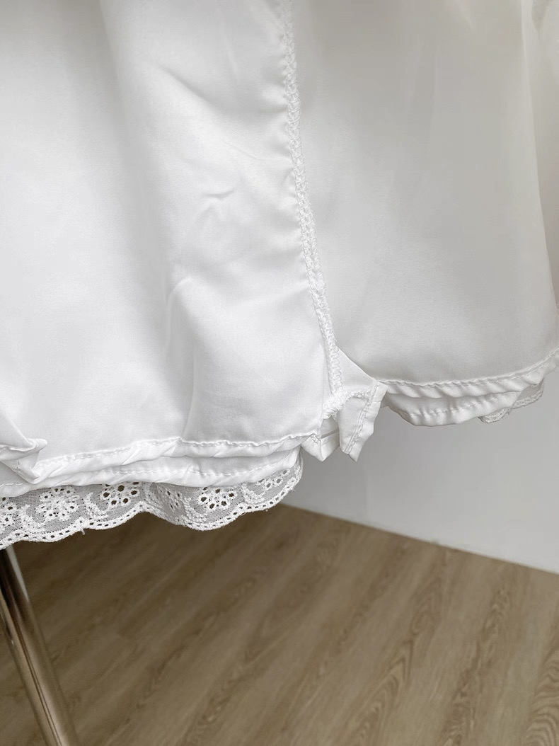 レースフリルミニスカート