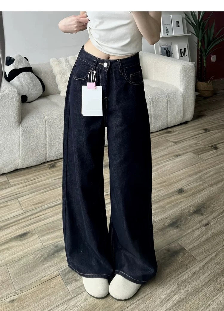 ハイウエストワイドデニム