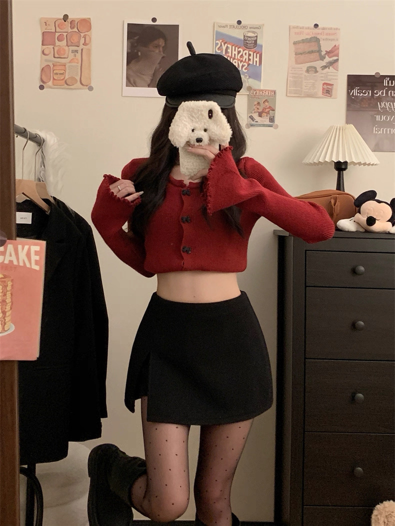 スリットインパンミニスカート