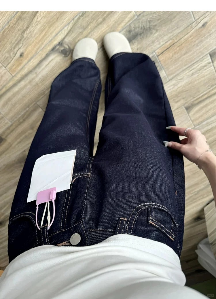 ハイウエストワイドデニム